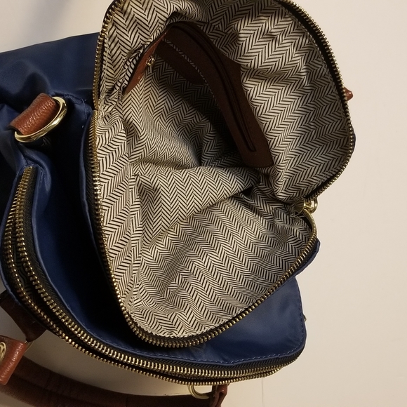 Steve Madden blue microfiber purse - Picture 4 of 8